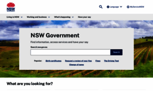 Nsw.gov.au thumbnail
