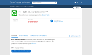 Ntfs-to-fat32-converter.software.informer.com thumbnail