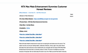 Ntx-max-male-enhancement-gummies-reviews.company.site thumbnail