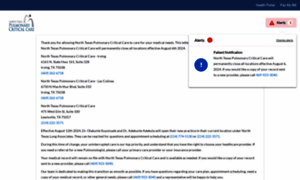 Ntxpulmonarycriticalcare.com thumbnail