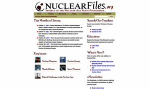Nuclearfiles.org thumbnail