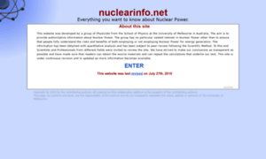 Nuclearinfo.net thumbnail