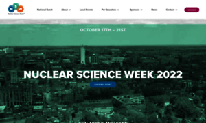 Nuclearscienceweek.org thumbnail