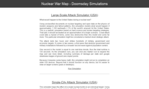 Nuclearwarmap.com thumbnail