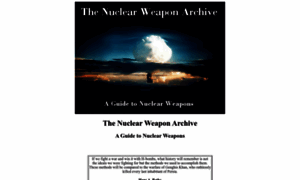 Nuclearweaponarchive.org thumbnail