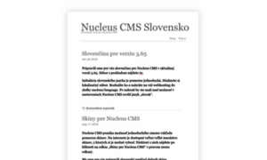 Nucleuscms.sk thumbnail