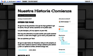 Nuestra-historia-comienza.blogspot.pe thumbnail