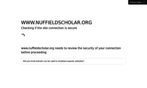 Nuffieldscholar.org thumbnail