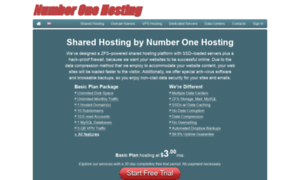 Number-one-hosting.space thumbnail