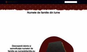 Numedefamilie.eu thumbnail