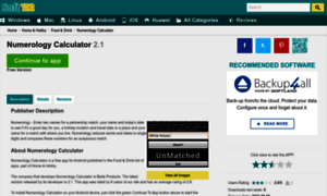 Numerology-calculator.soft112.com thumbnail