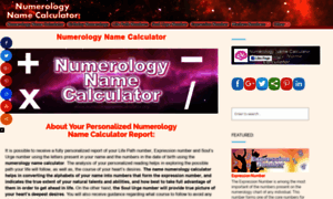 Numerologynamecalculator.org thumbnail