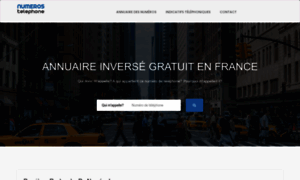 Numeros-telephone.com thumbnail