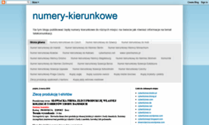 Numery-kierunkowe.blogspot.com thumbnail