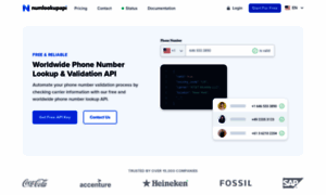 Numlookupapi.com thumbnail