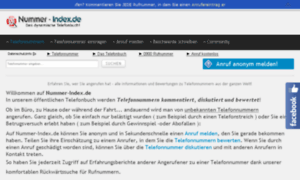 Nummerindex.de thumbnail