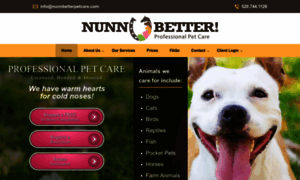 Nunnbetterpetcare.com thumbnail