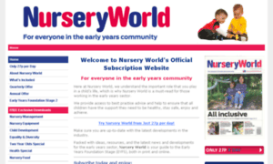 Nurseryworld.magazine.co.uk thumbnail