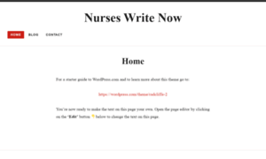 Nursewrite.com thumbnail
