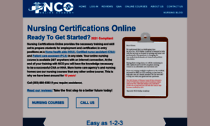 Nursingcertificationsonline.com thumbnail