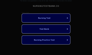 Nursingtestbank.co thumbnail