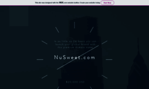 Nusweet.com thumbnail