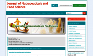 Nutraceuticals.imedpub.com thumbnail