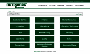 Nutramaxlabs.applicantpro.com thumbnail