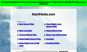 Nutriherbs.com thumbnail