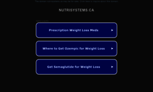 Nutrisystems.ca thumbnail