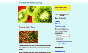 Nutritional-immunology.com thumbnail