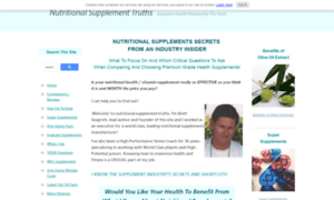 Nutritional-supplement-truths.com thumbnail