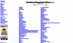 Nutritionalsupplementstore.com thumbnail