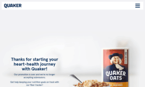 Nutritioncheck.quakeroats.com thumbnail