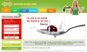 Nutritiondegreeguide.com thumbnail