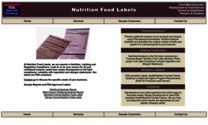 Nutritionfoodlabels.com thumbnail