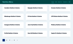 Nutritionmenu.info thumbnail