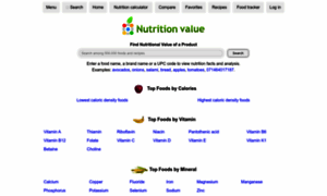 Nutritionvalue.org thumbnail