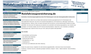 Nutzfahrzeugversicherung.de thumbnail