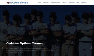 Nvgoldenspikesbaseball.com thumbnail