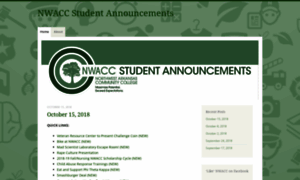 Nwaccstudentannouncements.wordpress.com thumbnail