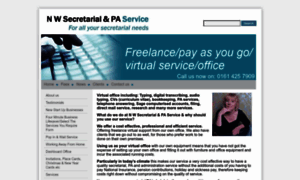 Nwsecretarialservice.co.uk thumbnail