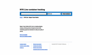 Nyk.container-tracking.org thumbnail
