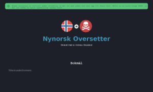 Nynorskoversetter.net thumbnail