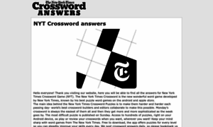 Nyt-crossword.com thumbnail
