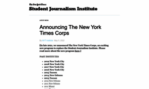 Nytimes-institute.com thumbnail