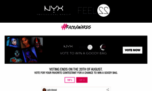 Nyxcosmeticsfaceawards.feel22.com thumbnail