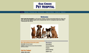 Oakcreekpethospital.com thumbnail