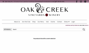 Oakcreekvineyards.orderport.net thumbnail