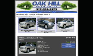 Oakhillautosales.com thumbnail